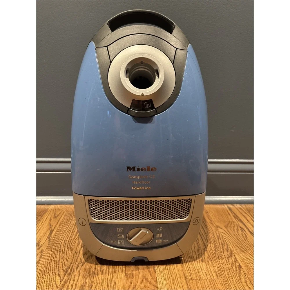 Miele C2 Hardfloor PowerLine Canister Vacuum Blue SFAE0 Base & Hose Only